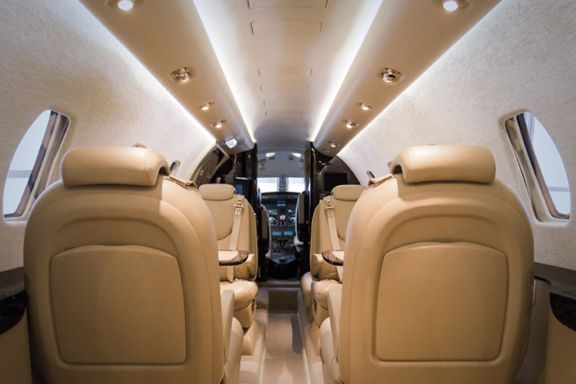 Interior of D-CSCB Cessna Citation XLS+